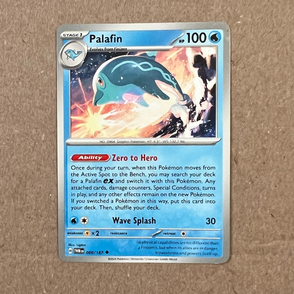 Pokémon TCG Palafin Card 060/167.